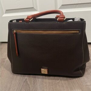 Dooney & Bourke Brown Leather Pebble Purse